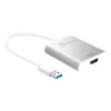 j5create JUA354 USB 3.0 naar 4K HDMI display-adapter zilver