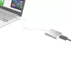 j5create JUA354 USB 3.0 naar 4K HDMI display-adapter zilver