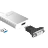 j5create JUA354 USB 3.0 naar 4K HDMI display-adapter zilver