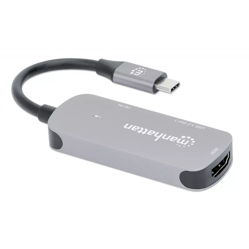 Manhattan USB-C-dock/hub HDMI USB-A USB-C 100W Power Delivery 4K 60Hz