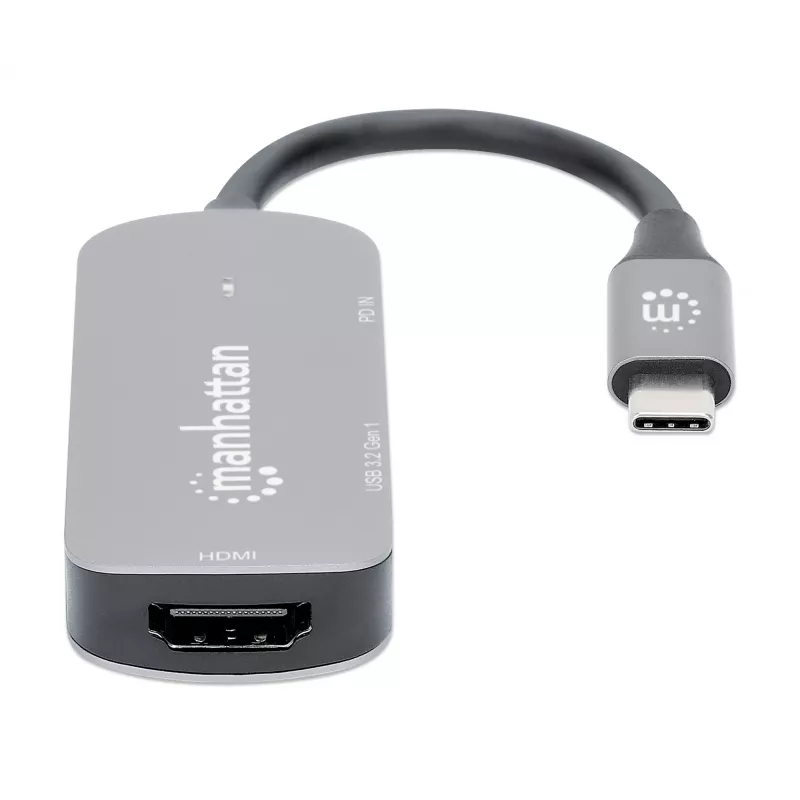 Manhattan USB-C-dock/hub HDMI USB-A USB-C 100W Power Delivery 4K 60Hz