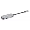 Manhattan USB-C-dock/hub HDMI USB-A USB-C 100W Power Delivery 4K 60Hz