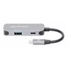 Manhattan USB-C-dock/hub HDMI USB-A USB-C 100W Power Delivery 4K 60Hz