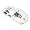 Manhattan transparante oplaadbare draadloze USB-muis