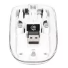 Manhattan transparante oplaadbare draadloze USB-muis