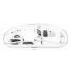 Manhattan transparante oplaadbare draadloze USB-muis