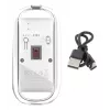Manhattan transparante oplaadbare draadloze USB-muis
