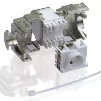 Cat.6a Keystone RJ-45 afgeschermd gereedschapsloos VALUE 26.99.0366