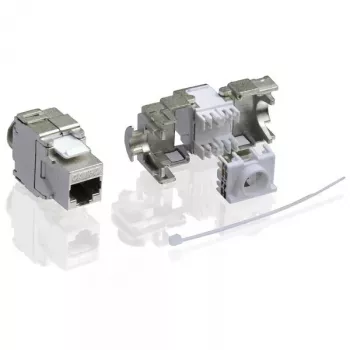 Cat.6a Keystone RJ-45 afgeschermd gereedschapsloos VALUE 26.99.0366