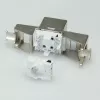 Keystone-bus ROLINE Cat.6a RJ-45 afgeschermd, gereedschapsloos, slank, zilver