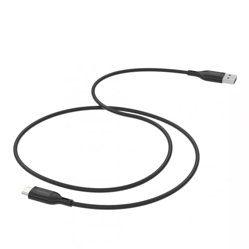 Mophie Essentials oplaadkabel | 1 m USB-kabel USB 2.0 USB A naar USB C zwart
