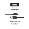 Mophie Essentials oplaadkabel | 1 m USB-kabel USB 2.0 USB A naar USB C zwart