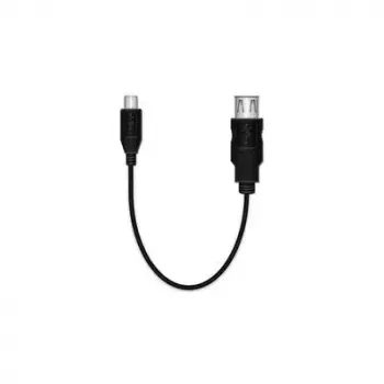 USB-kabel MediaRange MRCS168 0,2m Micro-USB B USB A zwart