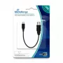 USB-kabel MediaRange MRCS168 0,2m Micro-USB B USB A zwart