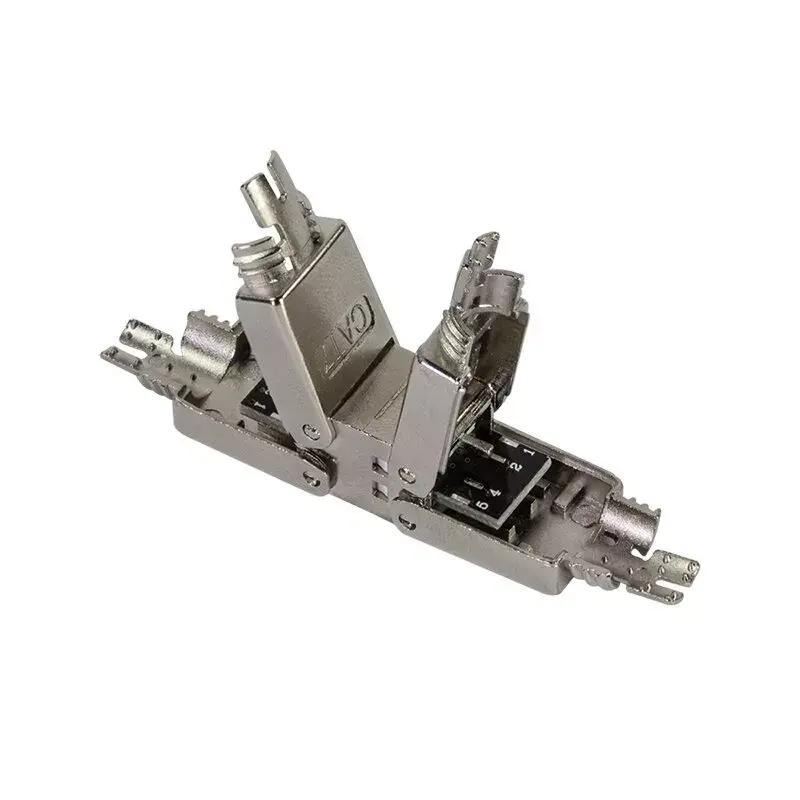 Draadconnector LogiLink MP0057 Cat.6A Cat.7 Cat.7A metallic