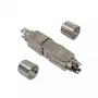 Draadconnector LogiLink MP0057 Cat.6A Cat.7 Cat.7A metallic