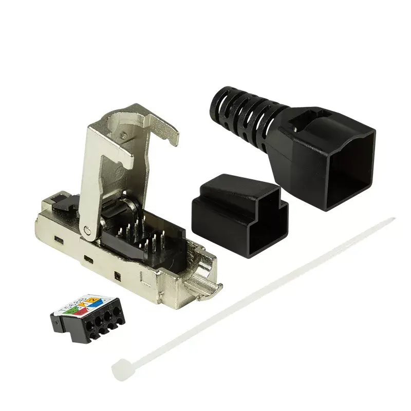 LogiLink MP0044 EconLine RJ45-connector voor veldmontage, Cat6A