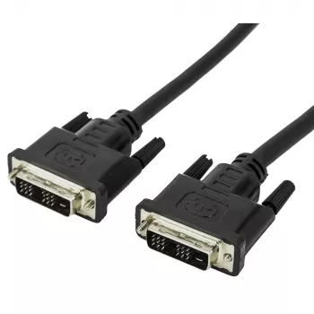 DVI-kabel Techly ICOC-DVI-8050 5 m DVI-D zwart
