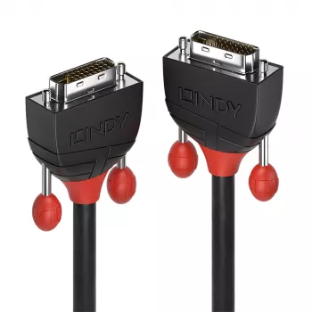 Lindy 3m DVI-D Dual Link kabel, Black Line