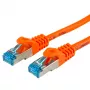 Netwerkkabel LOGON TCR55SS015O Cat5e SF/UTP (S-FTP) oranje 1,5 m RJ-45–RJ-45