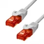 Ethernetkabel ProXtend CAT6 RJ-45 U/UTP 0,25 m grijs