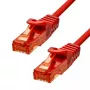 Ethernetkabel ProXtend CAT6 RJ-45 U/UTP 10M rood