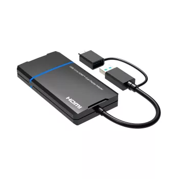 Microconnect USB 3.1 Type-C naar HDMI-adapter MC-USB3.1CHDMIX2-2IN1