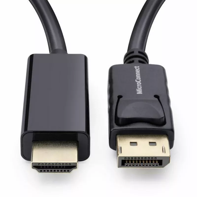 Microconnect MC-DP-HDMI-1000 Videokabel-adapter 10 m DisplayPort zwart