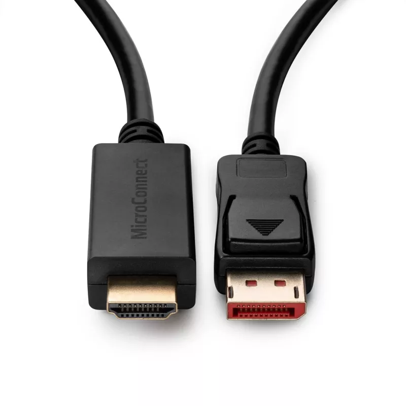 Microconnect MC-DP-HDMI-2004K Videokabel-adapter 2 m DisplayPort zwart