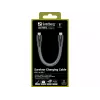 USB-C-kabel Sandberg Survivor 0,2 m 100 W zwart wit
