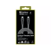 USB-C-kabel Sandberg Survivor 2M 100W zwart wit