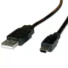 USB 2.0-kabel ROLINE A - 5-pin Mini M/M 3,0 m