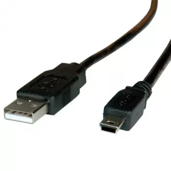 USB 2.0-kabel ROLINE A - 5-pin Mini M/M 3,0 m