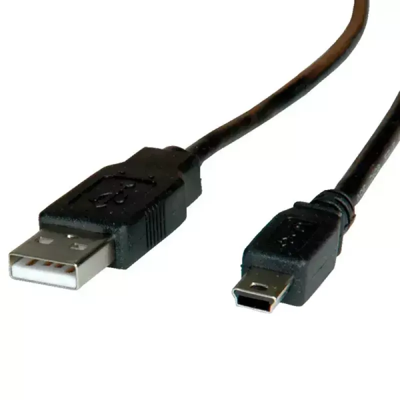 USB 2.0-kabel ROLINE A - 5-pin Mini M/M 3,0 m