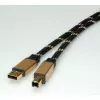 USB-kabel ROLINE GOLD A - B M/M 4,5 m