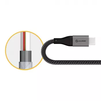 USB-kabel ALOGIC ULCA2030-SGR 0,3 m USB 2.0 grijs