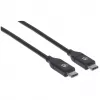 USB-C-kabel Manhattan USB2C5C2M 2 m stekker naar stekker
