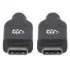 USB-C-kabel Manhattan USB2C5C2M 2 m stekker naar stekker