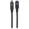 USB-C-verlengkabel Manhattan 50 cm stekker naar bus
