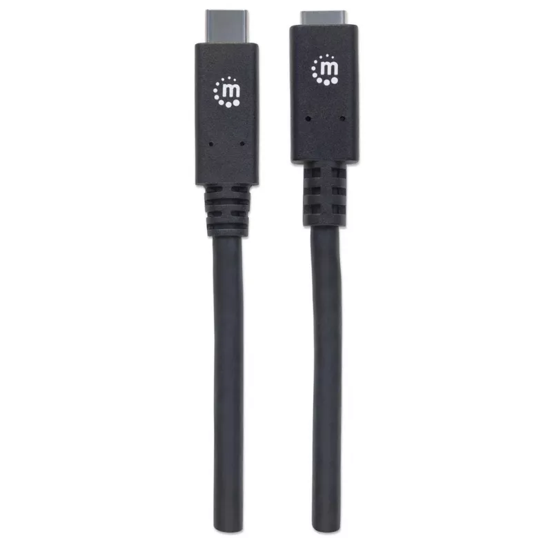 USB-C-verlengkabel Manhattan 50 cm stekker naar bus
