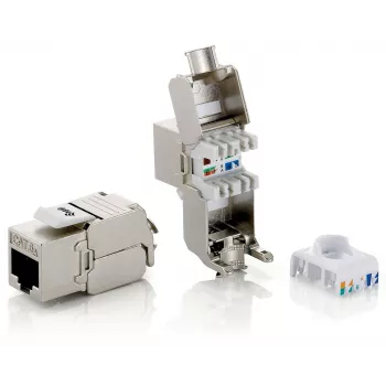 Cat.6A afgeschermde keystone jack gereedschapsloos Equip 767221