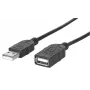 USB-A naar USB-A-verlengkabel Manhattan USBEXTAA3BK