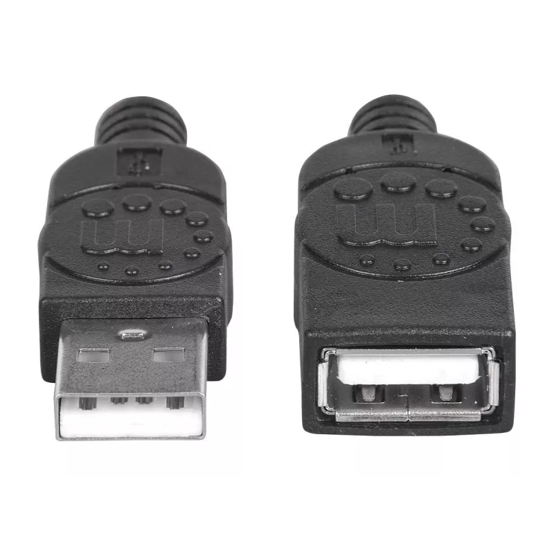 USB-A naar USB-A-verlengkabel Manhattan USBEXTAA3BK