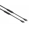 USB-C-kabel Manhattan 5m actief stekker op stekker 10 Gbit/s 3A zwart