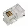 RJ10-stekker LogiLink MP0017 transparant