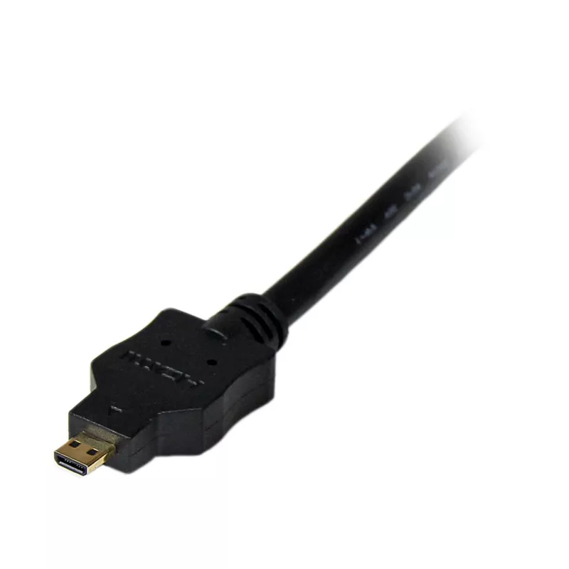 StarTech.com 1 m Micro-HDMI-naar-DVI-kabel – Micro-HDMI-naar-DVI-adapterkabel – Micro-HDMI Type-D-apparaat naar DVI-D Single Link monitor/display/projector videoconverterkabel – robuust
