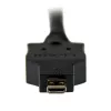 StarTech.com 1 m Micro-HDMI-naar-DVI-kabel – Micro-HDMI-naar-DVI-adapterkabel – Micro-HDMI Type-D-apparaat naar DVI-D Single Link monitor/display/projector videoconverterkabel – robuust