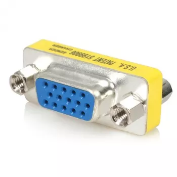 StarTech.com Slimline VGA HD15 gender changer - F/F, VGA, VGA, zilver