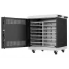 Notebook-laptopkast Lanview LVR14U6555BL 14U rackmonteerbare kast voor laptops