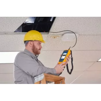 Fluke LinkIQ netwerktester zwart blauw oranje RJ-45 305 m